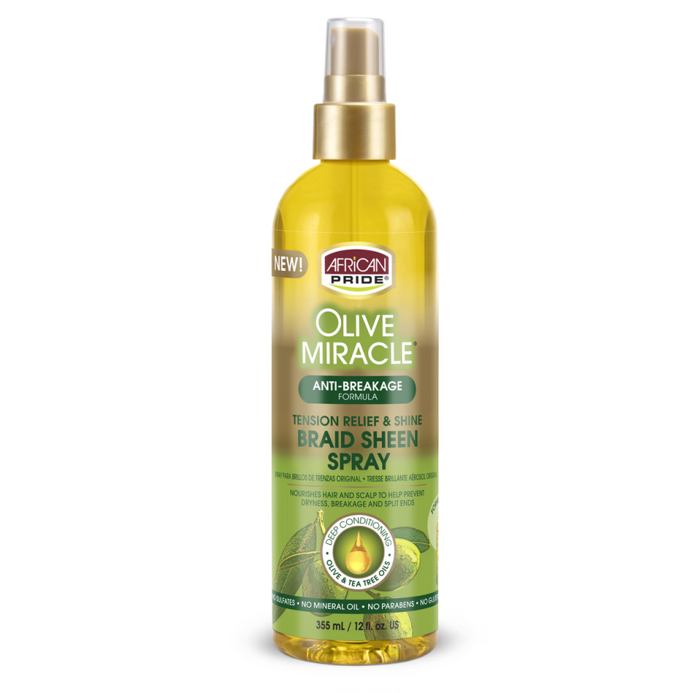 Olive Miracle Braid Sheen Spray 355ml