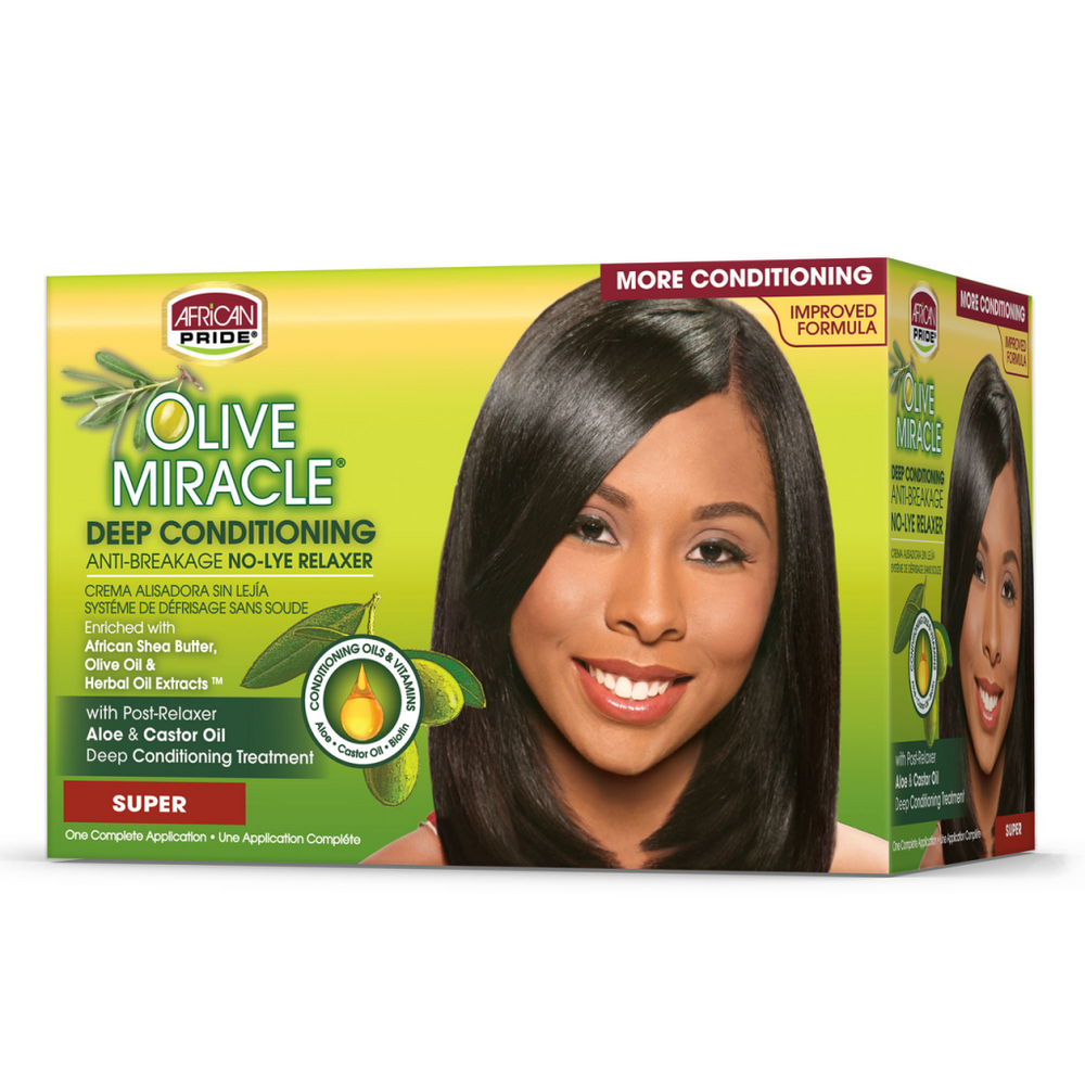 Olive Miracle No-Lye Relaxer Kit Super