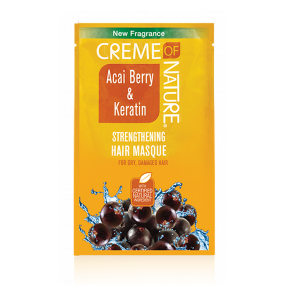 Acai Berry & Keratin Strengthening Hair Masque 51ml
