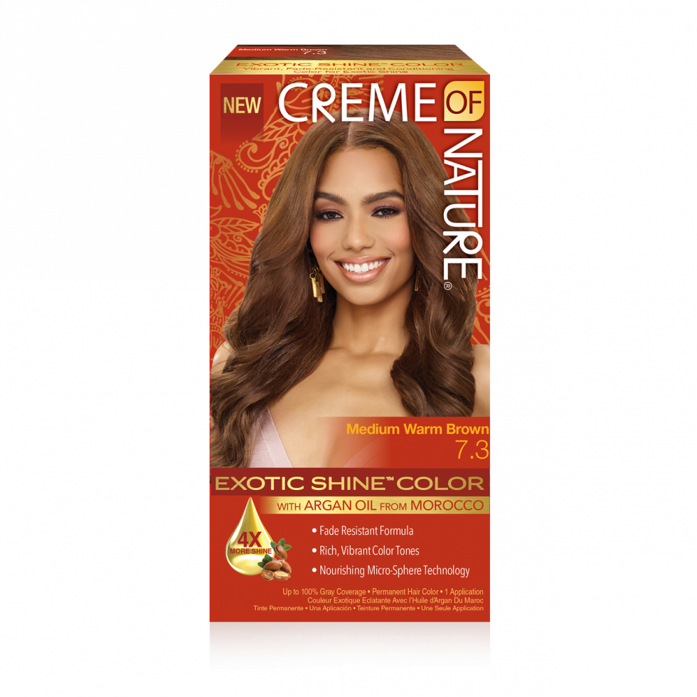 Exotic Shine Colour with Argan Oil - 7.3 Medium Warm Brown