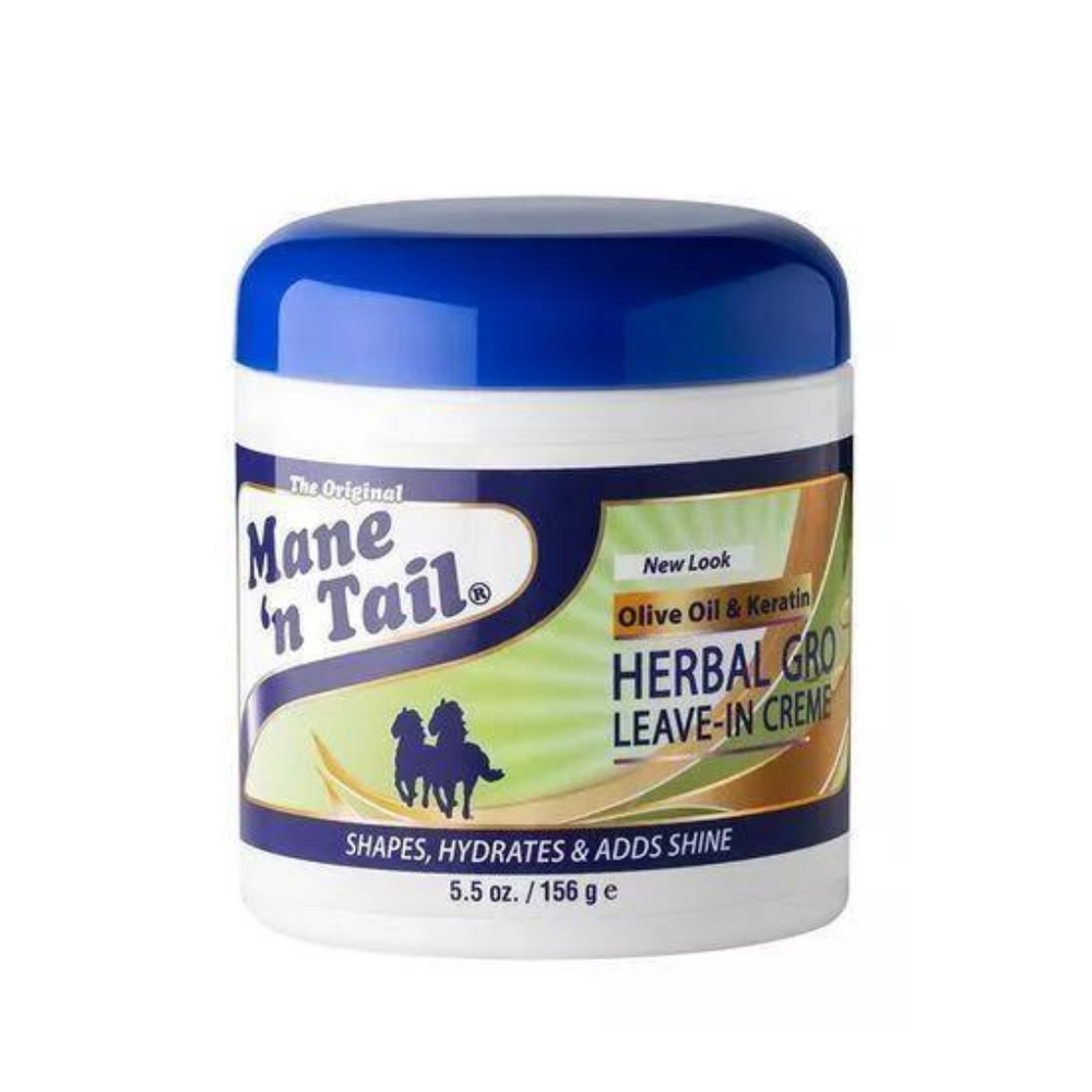 Mane 'n Tail Herbal Gro Olive Oil and Keratin Leave-In Creme Therapy 156g