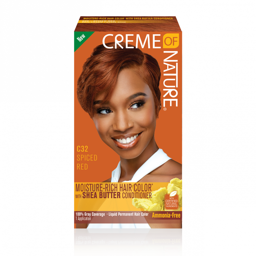 Moisture-Rich Hair Color with Shea Butter Conditioner - C32 Spiced Red