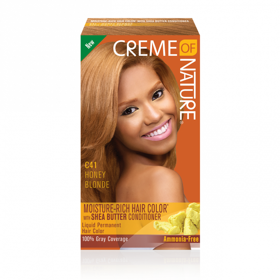 Moisture-Rich Hair Color with Shea Butter Conditioner - C41 Honey Blonde