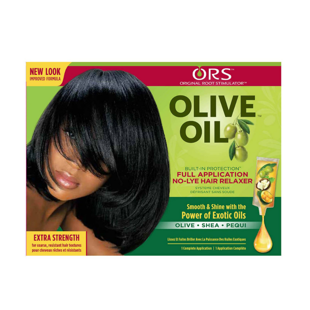 Olive Oil Built-In Protection No-Lye Hair Relaxer Kit Extra Strength