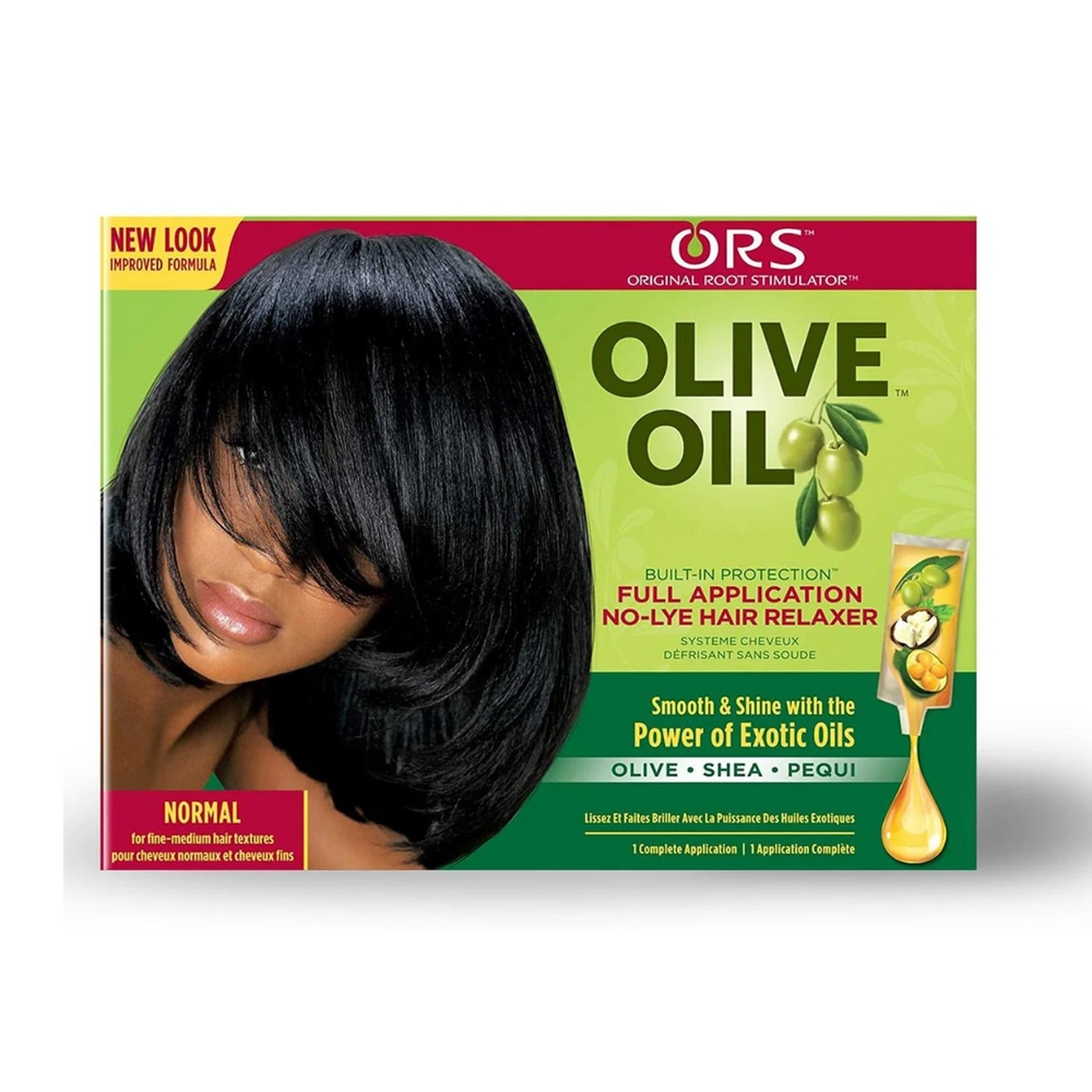 Olive Oil Built-In Protection No-Lye Hair Relaxer Kit Normal Strength