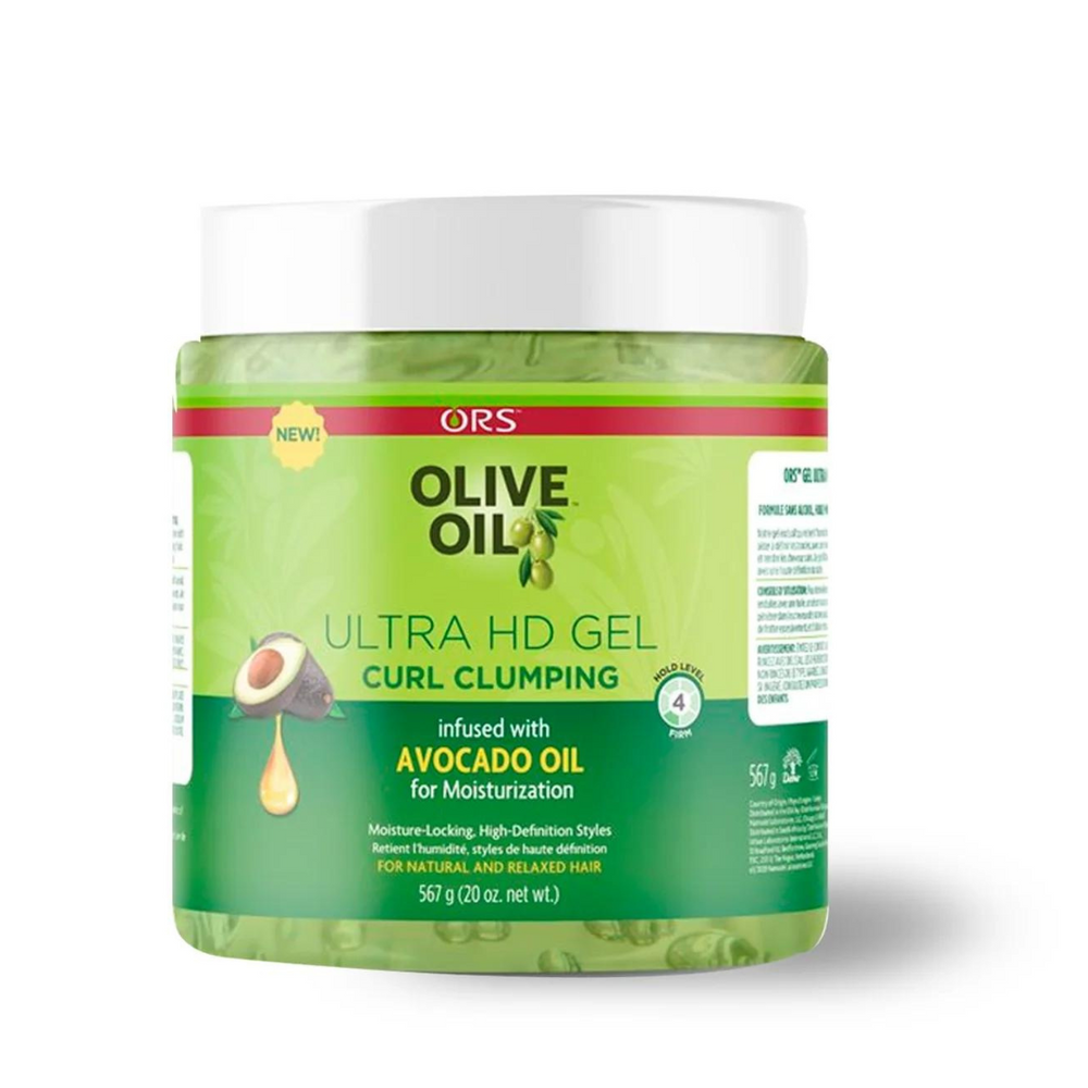 Olive Oil Ultra HD Gel Curl Clumping Infused with Avocado Oil 567g