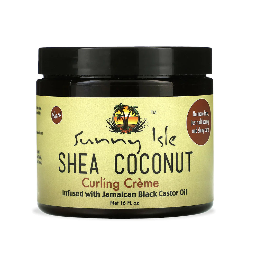 Shea Coconut Curling Crème Infused with Jamaican Black Castor Oil 16oz