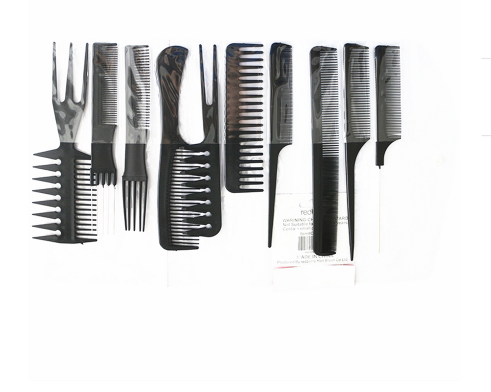10pcs Professional Styling Comb Set