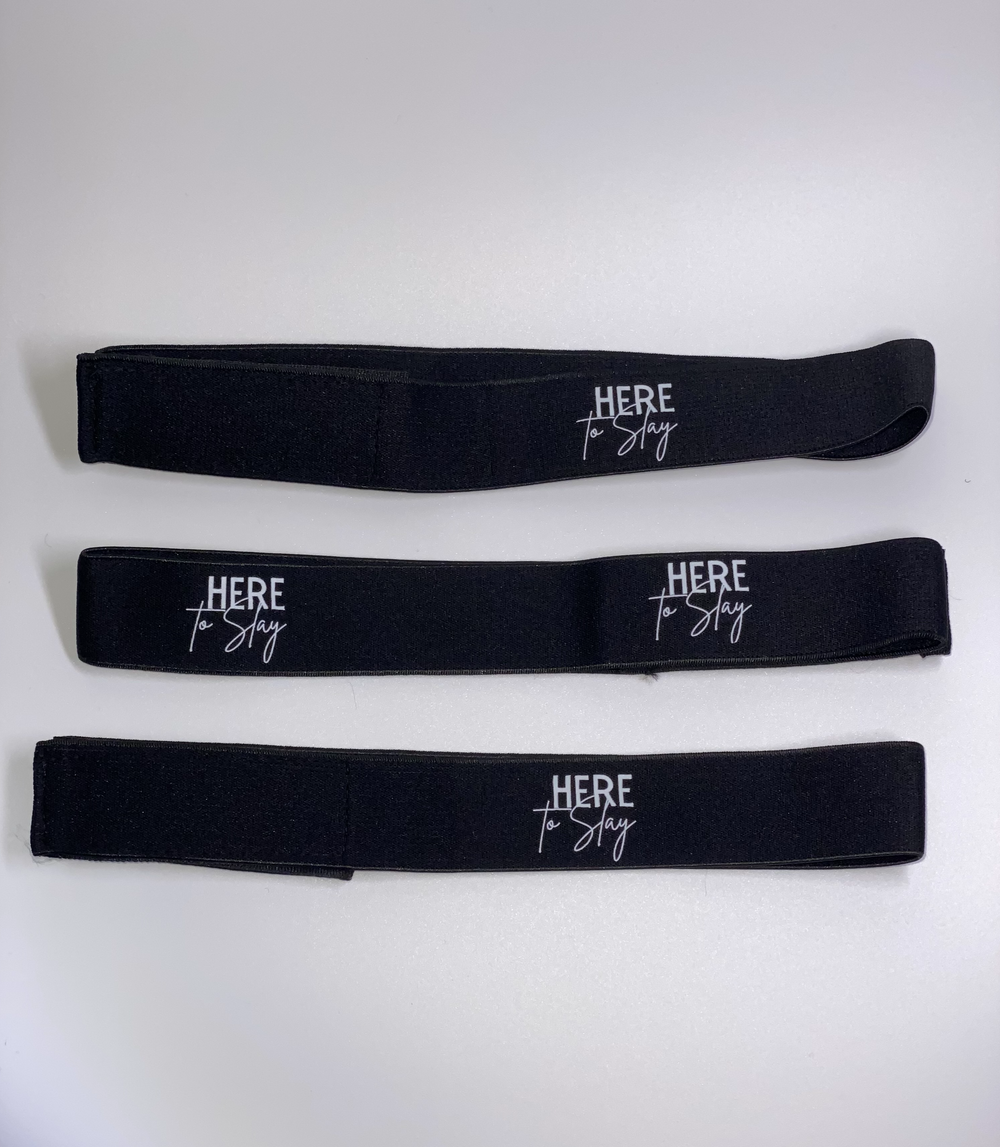 'Here to Slay' Elastic Lace Melting Band (2 in pack)