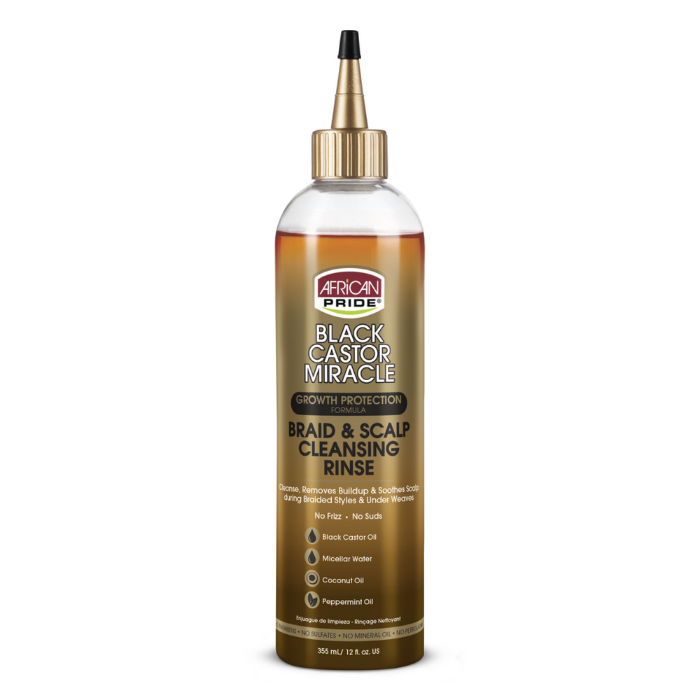 Black Castor Miracle Braid & Scalp Cleasing Rinse 355ml