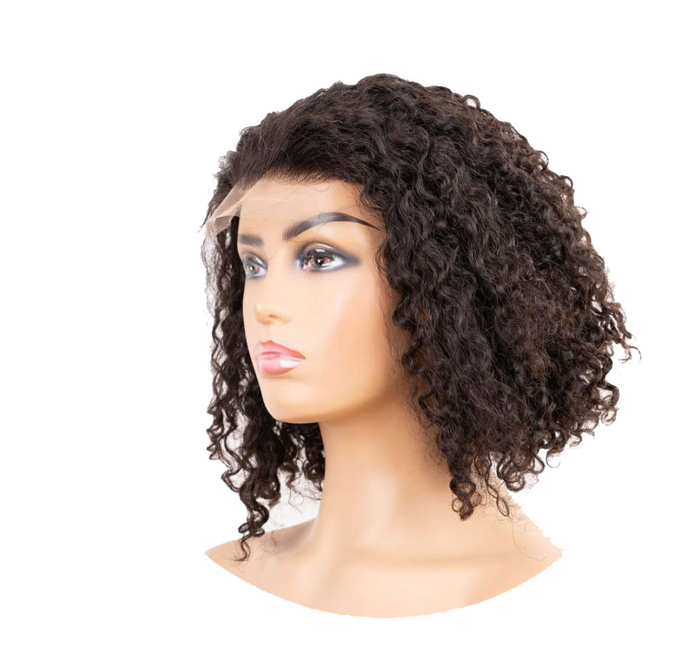 5x5 HD Jerry Curl Bob Wig (Closure)