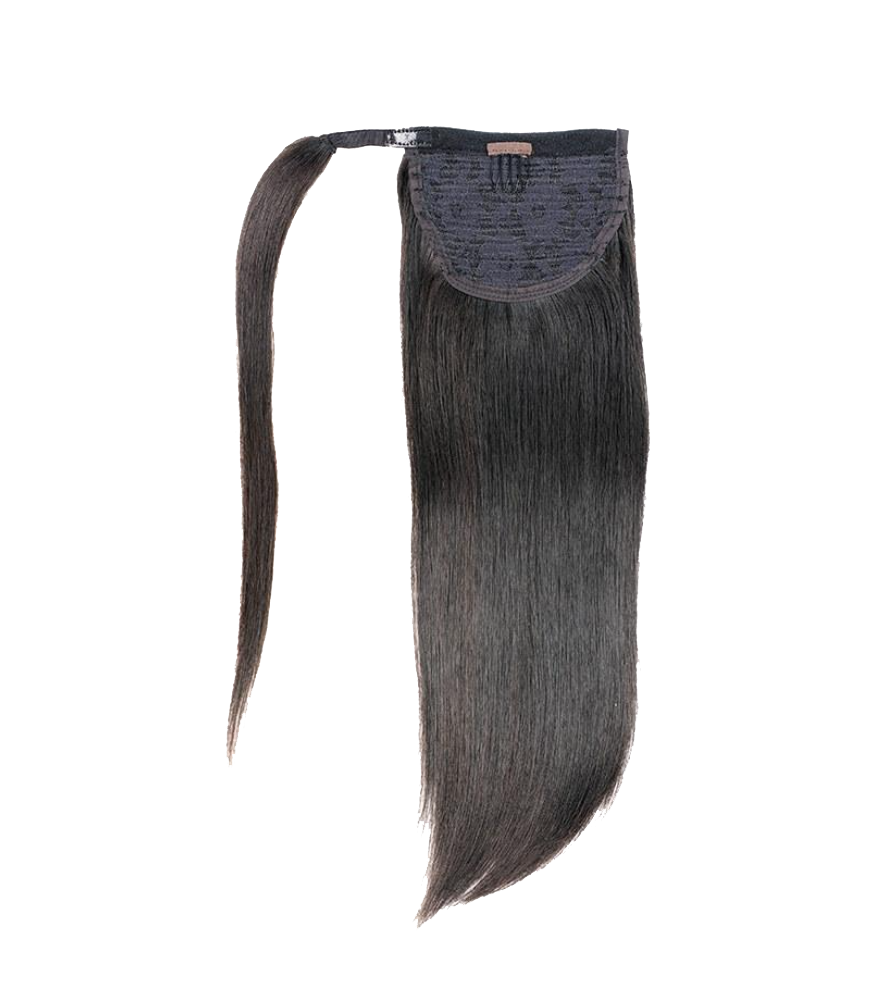 Straight Wrap Around Ponytail