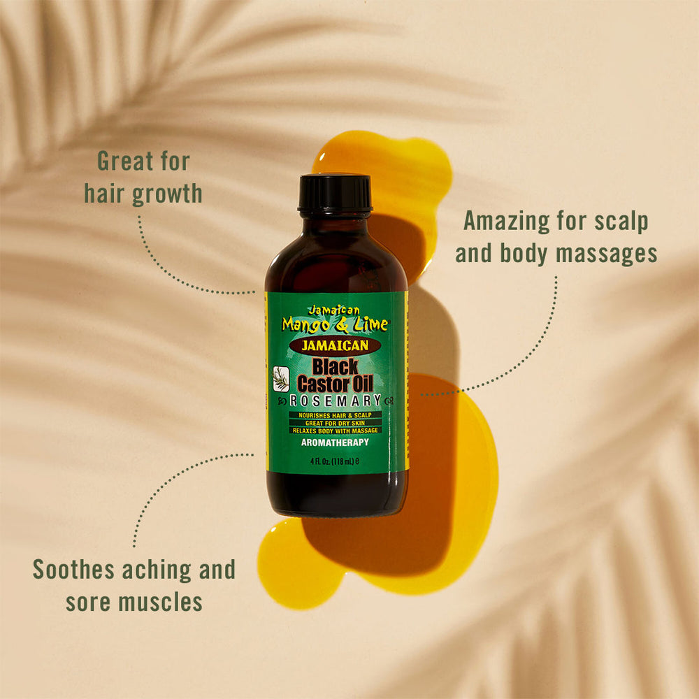 Black Castor Oil Rosemary 118ml