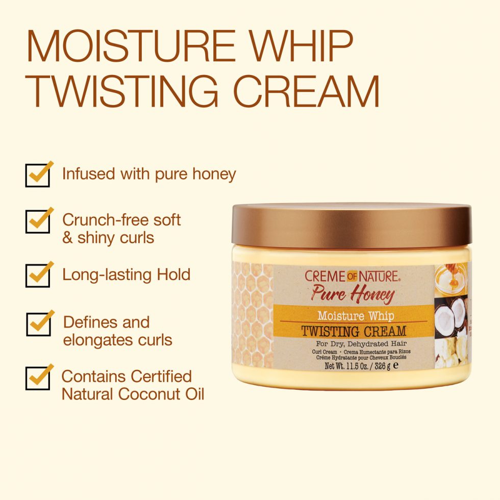 Pure Honey Moisture Whip Twisting Cream 326g