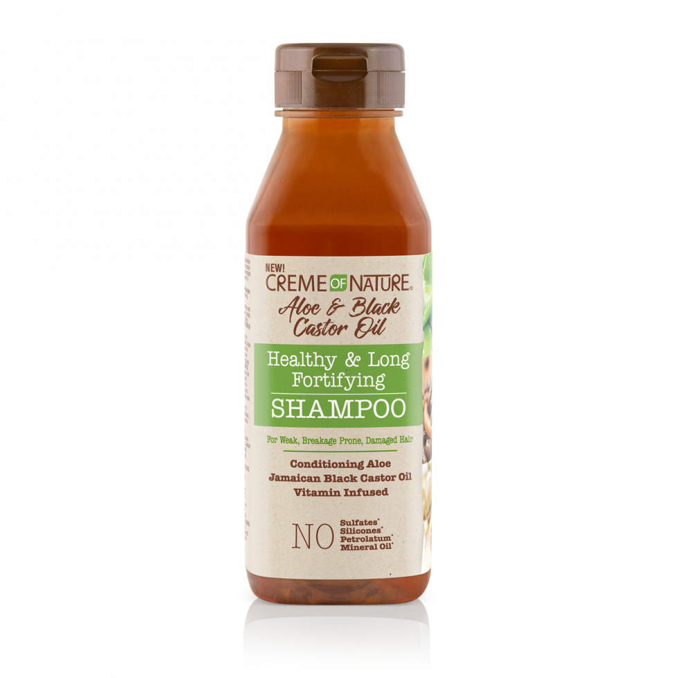 Aloe Black Castor Oil Healthy & Long Fortifying Shampoo 355ml