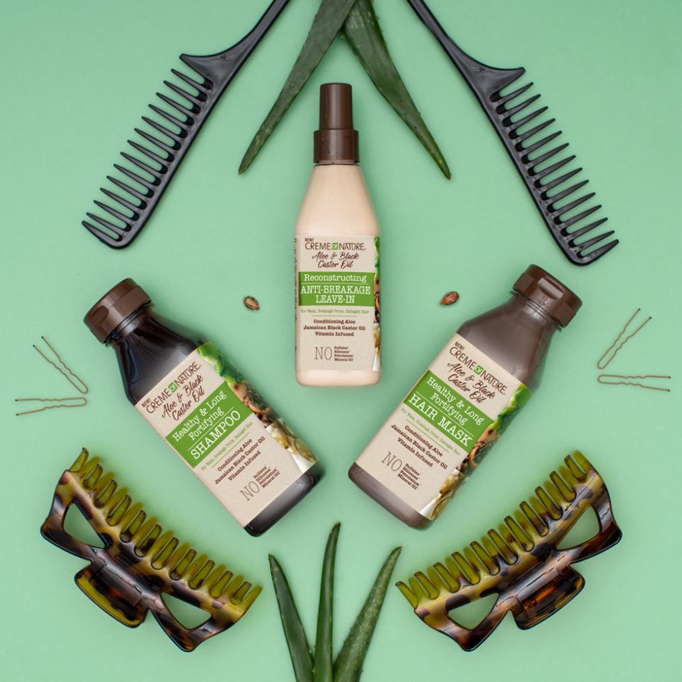 Aloe & Black Castor Oil Reconstructing Anti-Breakage Leave-In 236ml