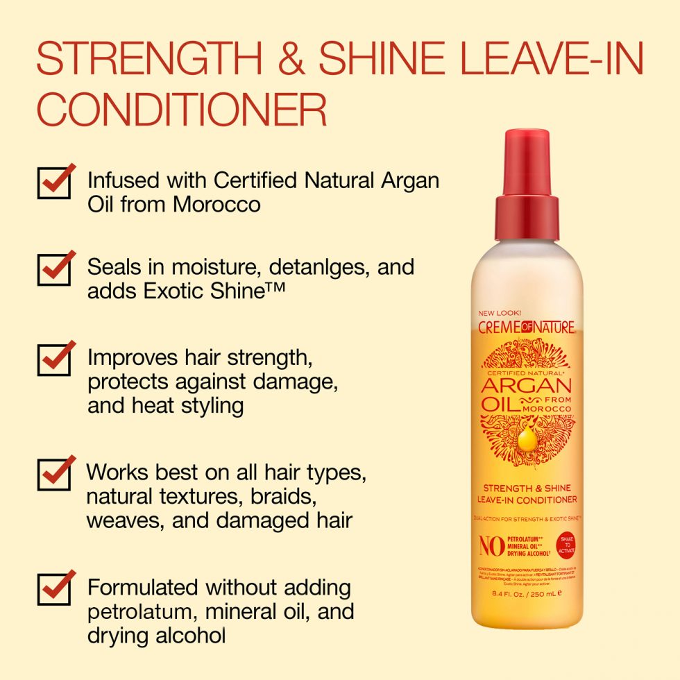 Argan Oil Strength & Shine Leave-in Conditioner 250ml