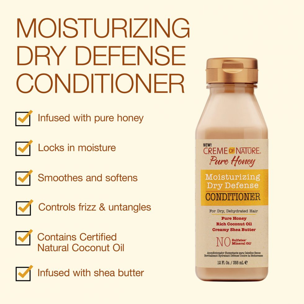 Pure Honey Moisturizing Dry Defense Conditioner 355ml