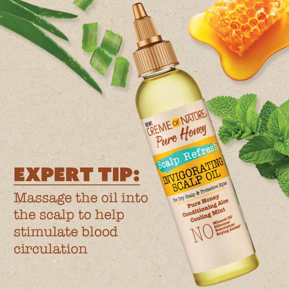 Pure Honey Scalp Refresh Invigorating Scalp Oil 118ml