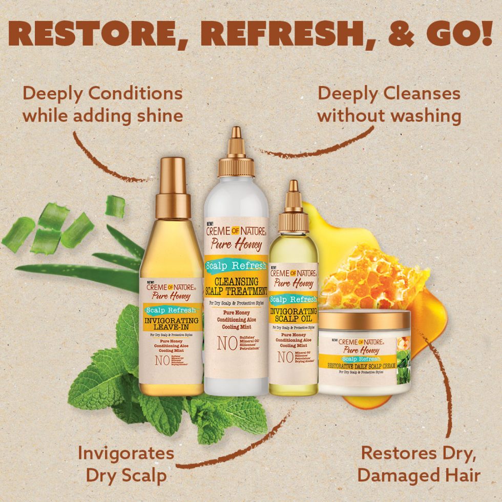 Pure Honey Scalp Refresh Invigorating Scalp Oil 118ml