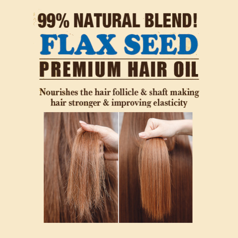 Premium Natural Flax Seed Hair Oil 75ml