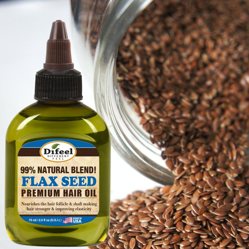 Premium Natural Flax Seed Hair Oil 75ml