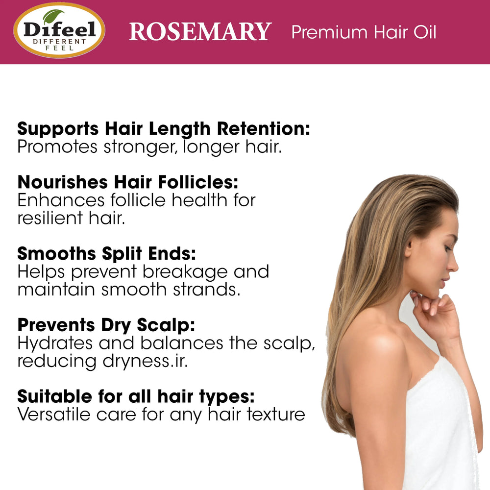 Premium Natural Rosemary Hair Oil 75ml