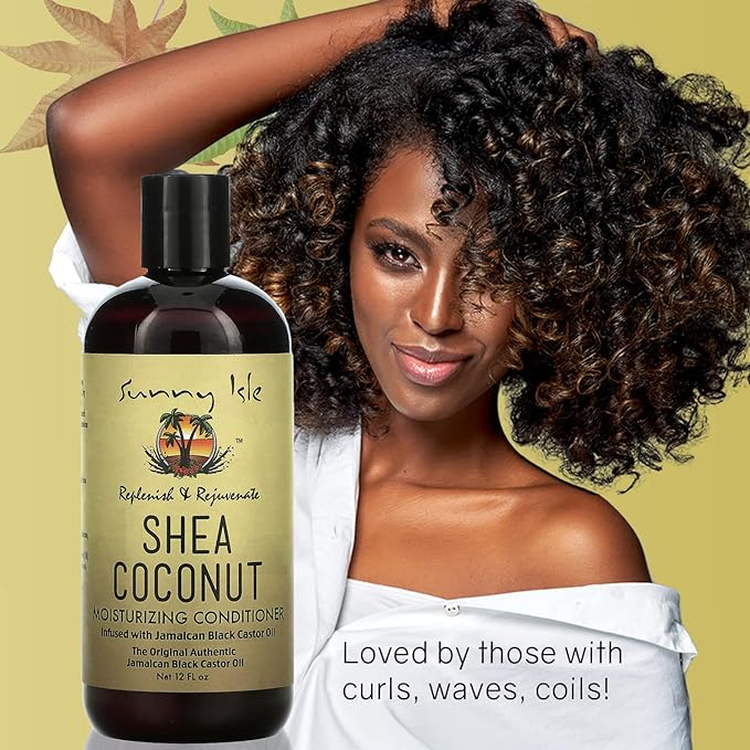 Shea Coconut Moisturising Conditioner Infused with Jamaican Black Castor Oil 12oz