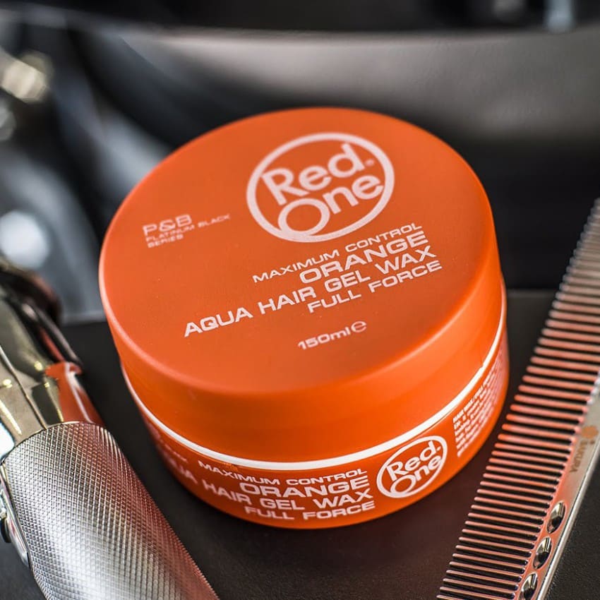 Hair Styling Aqua Hair Gel Wax Orange 150ml