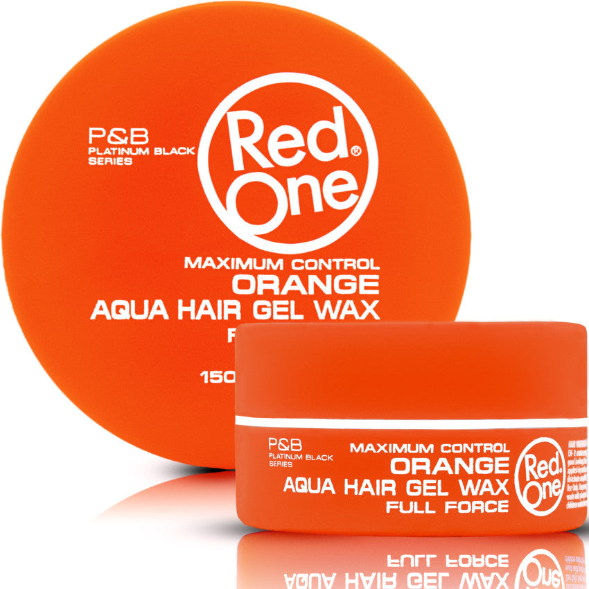 Hair Styling Aqua Hair Gel Wax Orange 150ml