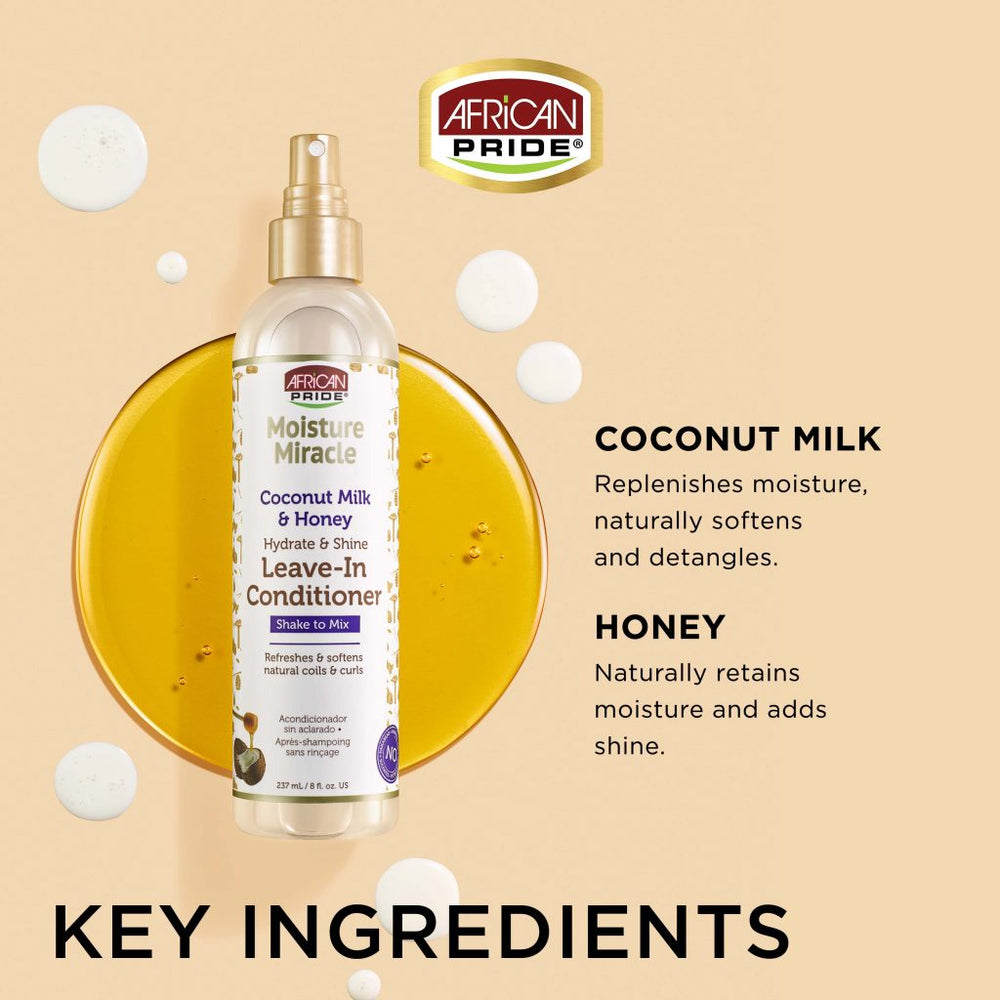 Moisture Miracle Coconut Milk & Honey Leave-In Conditioner 237ml