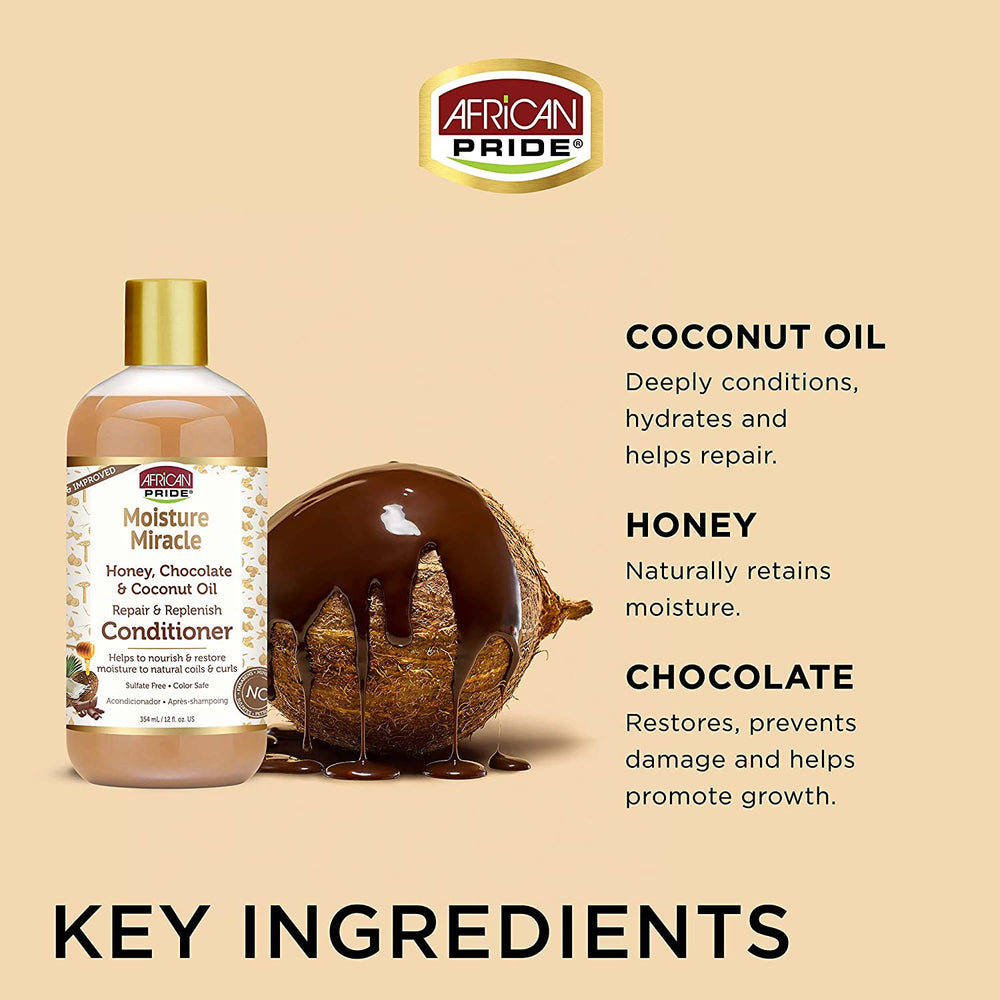 Moisture Miracle Honey, Coconut & Chocolate Nourish & Restore Conditioner 355ml
