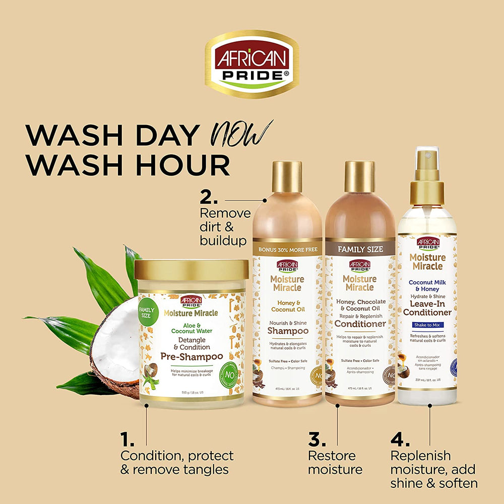 Moisture Miracle Honey, Coconut & Chocolate Nourish & Restore Conditioner 355ml