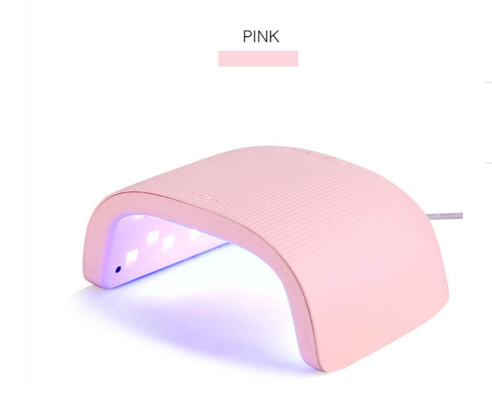 Nail Art 48 Watt UV/LED Nail Drying Lamp - Pink