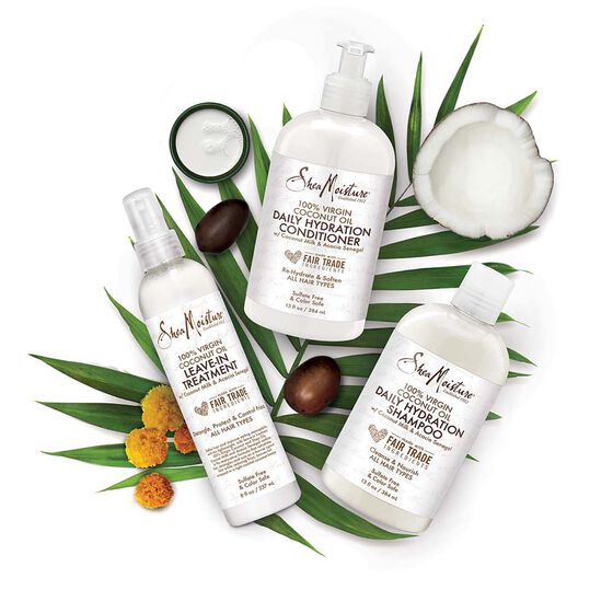 100% Virgin Coconut Oil Daily Hydration Shampoo 384ml